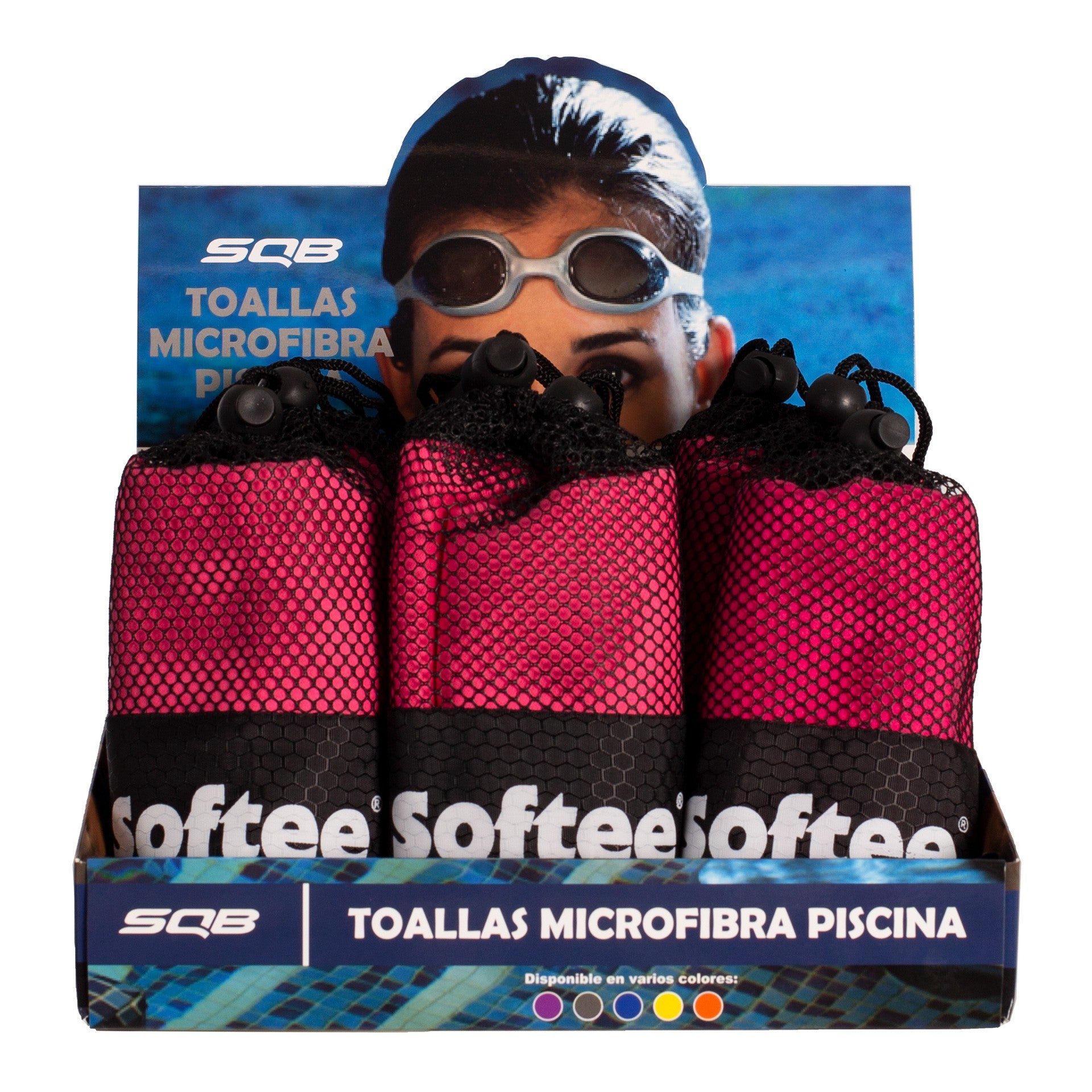 PRÉSENTOIR SERVIETTES MICROFIBRE - POUR 12 UNITÉS -