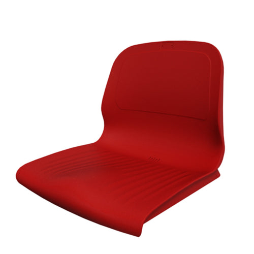 SIÈGE EN PVC AVEC DOSSIER SPARK CR M4 ROUGE