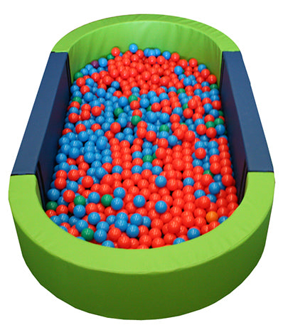 OVAL BALL PIT, 300X150X40CM HIGH X 15CM WIDE