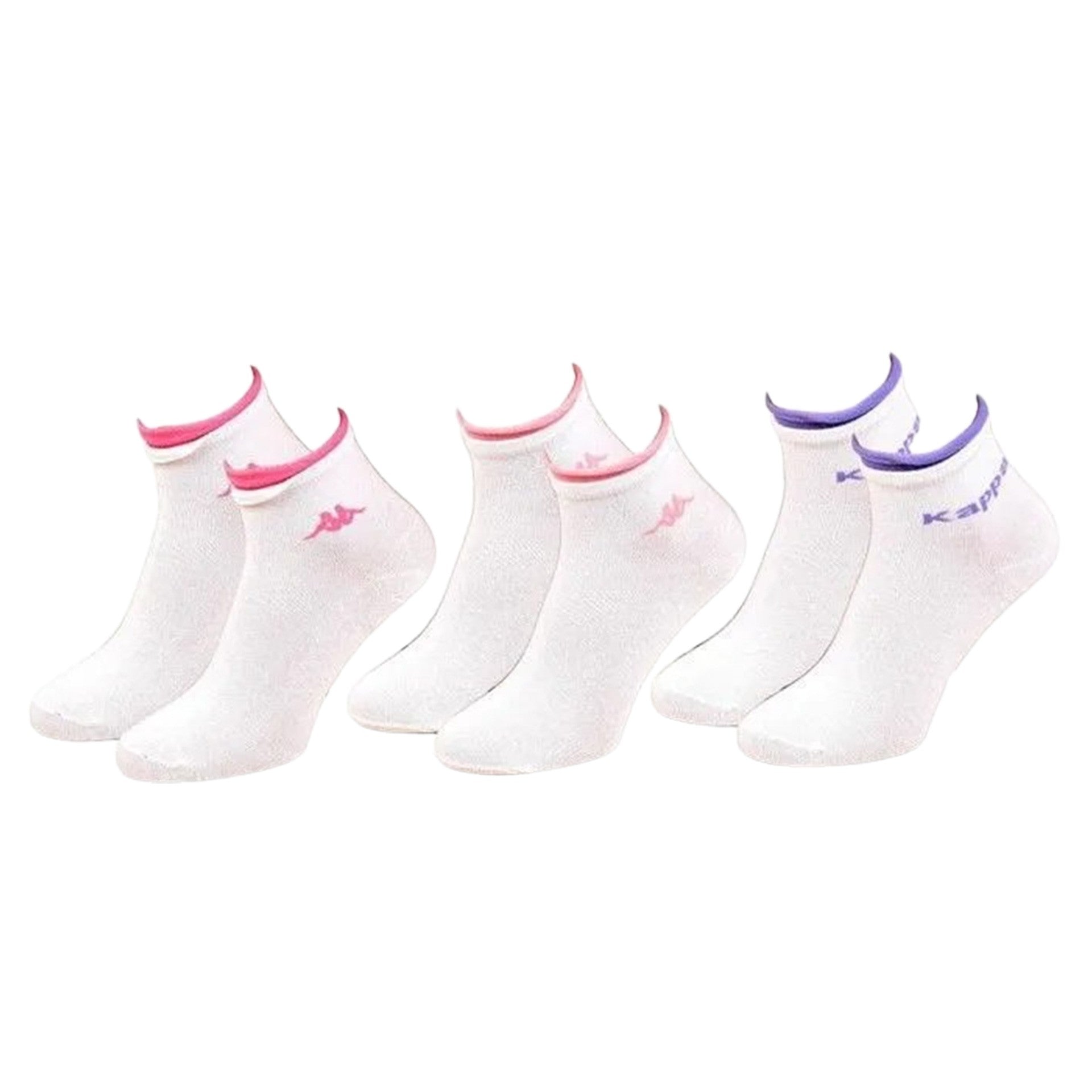 BOX OF 40 2/3 KAPPA CHILDREN'S SOCKS TRIPACKS BORD ROULE 83510609