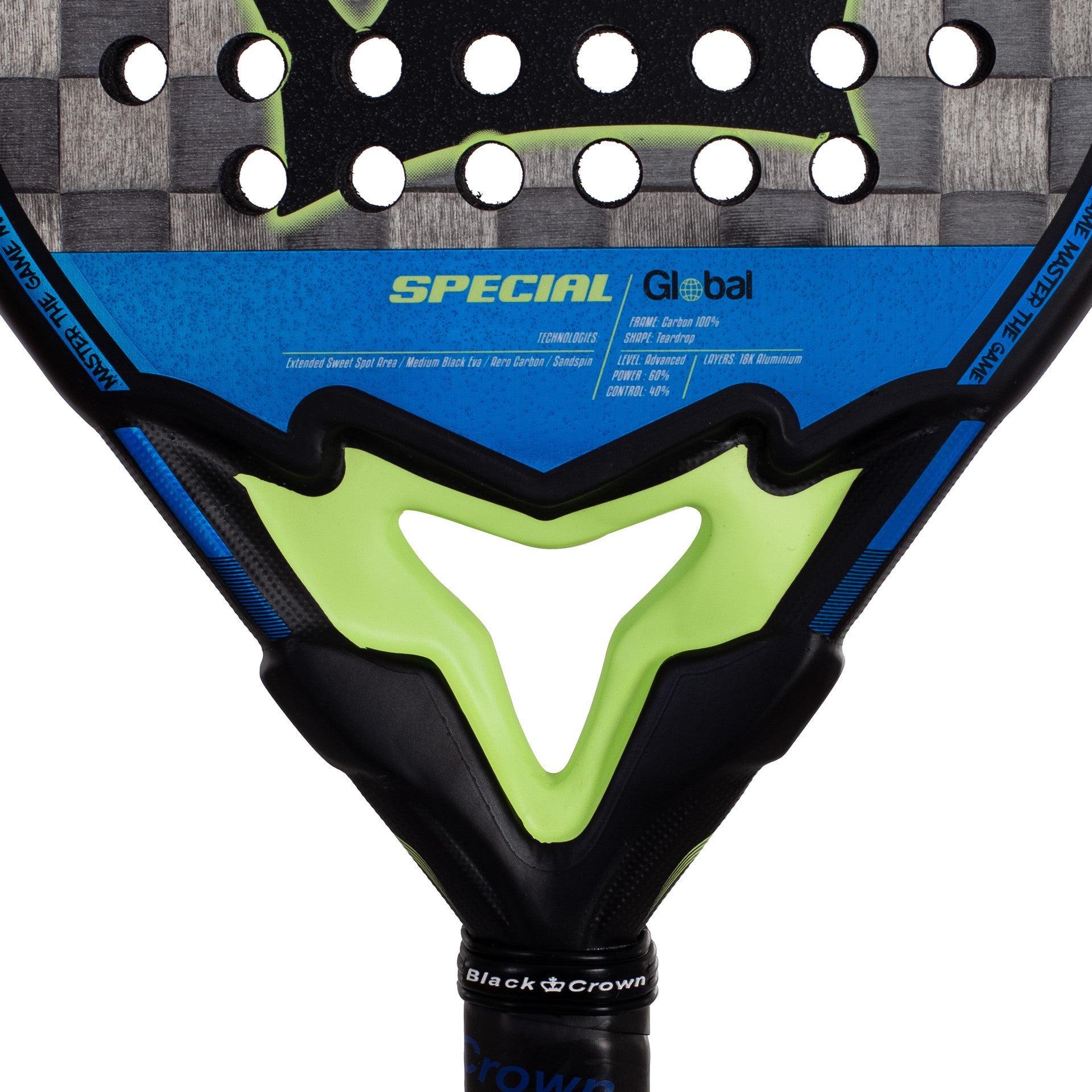 PALA DE PÁDEL BLACK CROWN SPECIAL GLOBAL