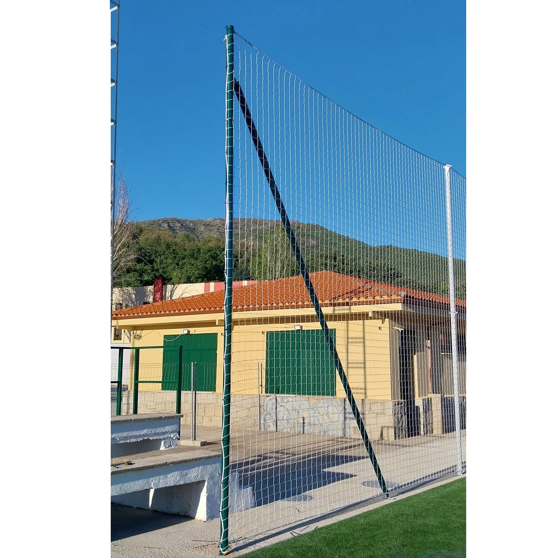 POTEAU DE RENFORT MÉTALLIQUE POUR FILET DE PROTECTION SANS FÛTS