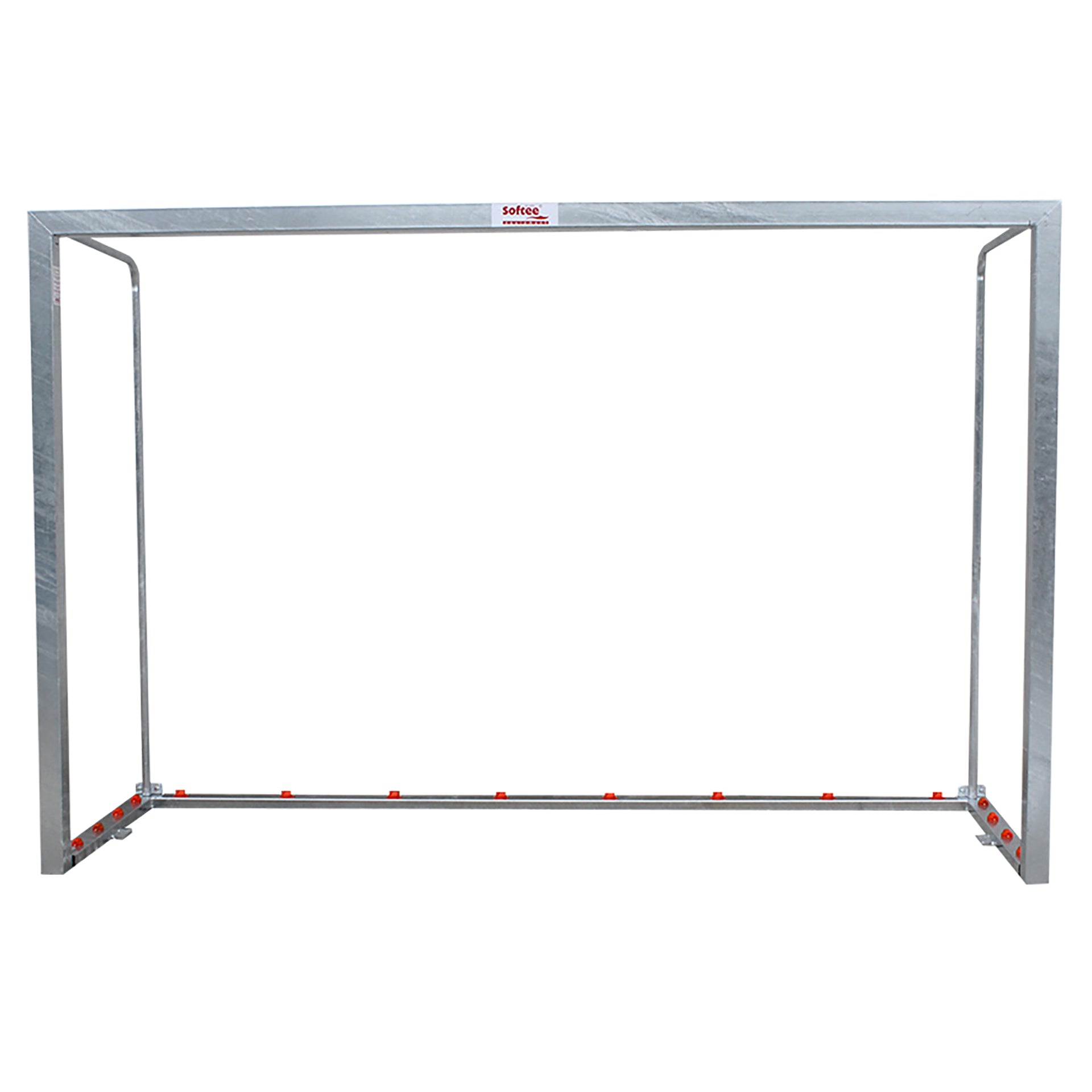 SET OF GALVANIZED METALLIC FOOTBALL/HANDBALL GOALS, PORTABLE, 80X80MM WITH 80X40MM BASE