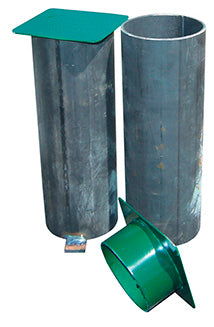 SET OF POST SLEEVES WITH LIDS FOR FIXED POSTS