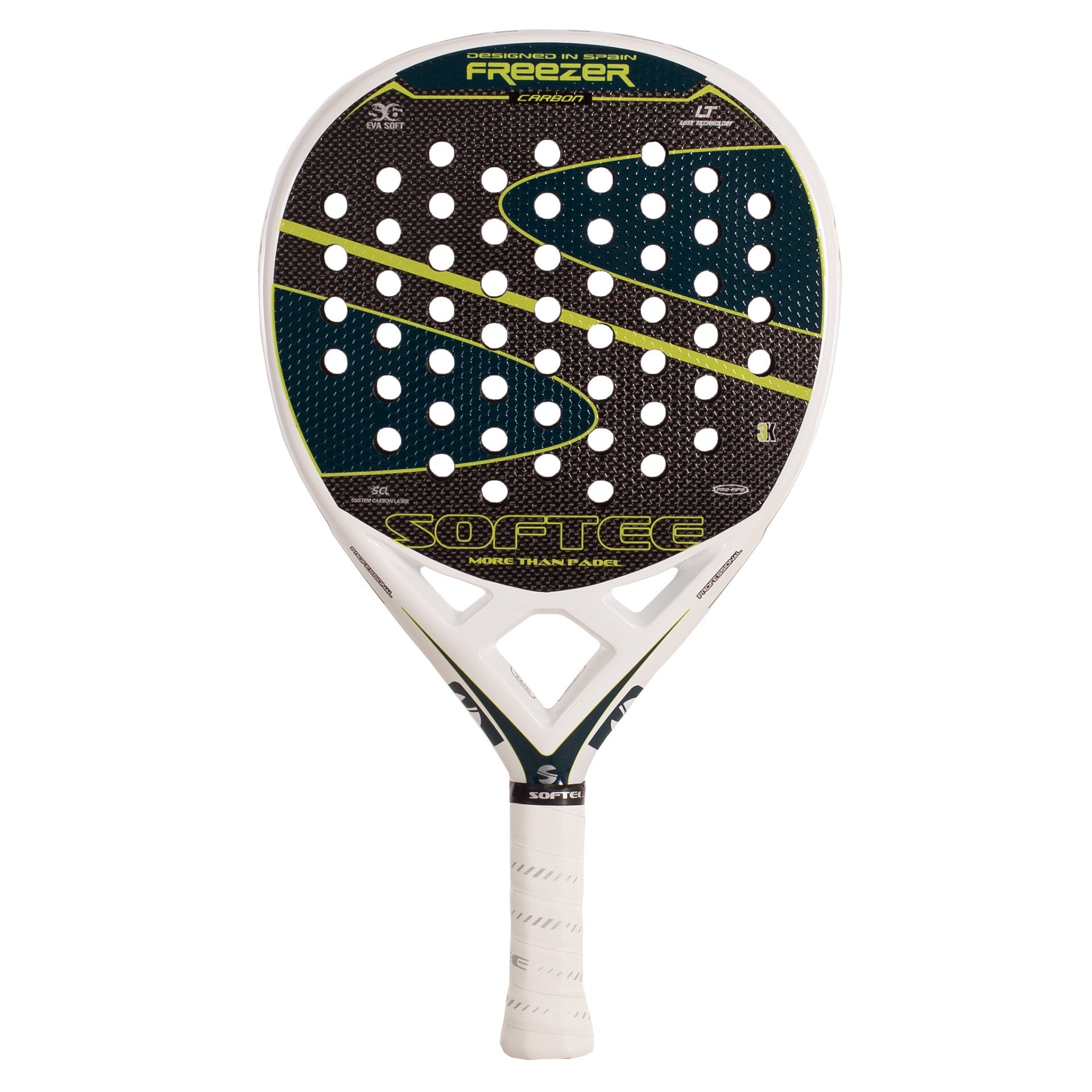 RAQUETTE DE PADEL SOFTEE FREEZER CARBON 3K PETROL