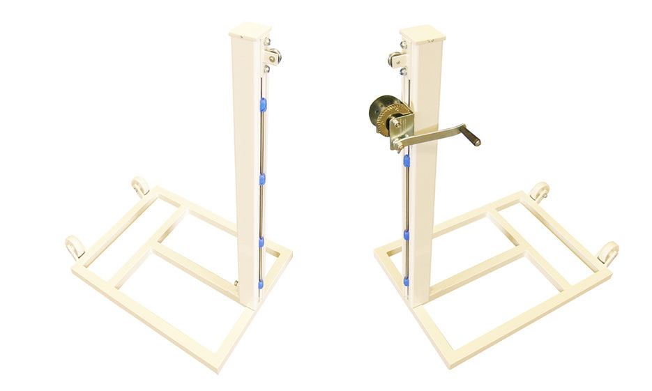 PORTABLE ALUMINUM TENNIS POSTS, SQUARE SECTION 80X80MM