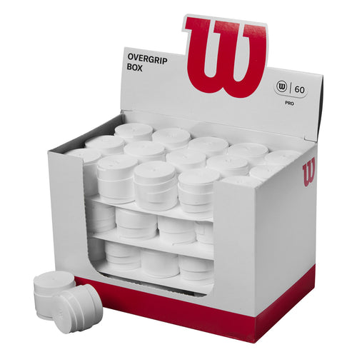 BOX 60 WILSON WHITE PRO OVERGRIPS