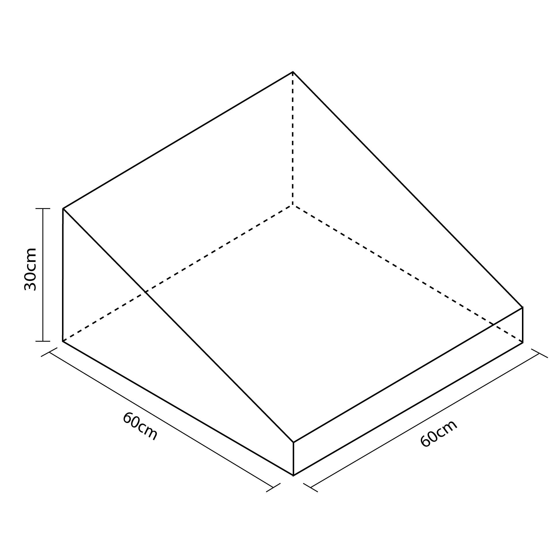 SMALL RAMP FIGURE 60X60X30CM