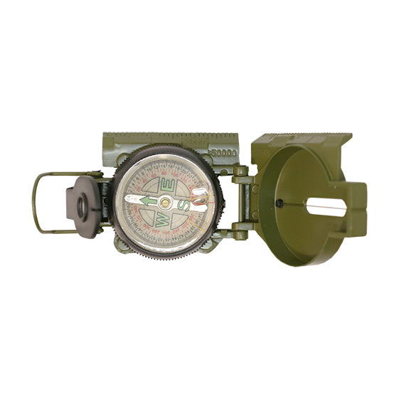 METALLIC COMPASS WITH RULER