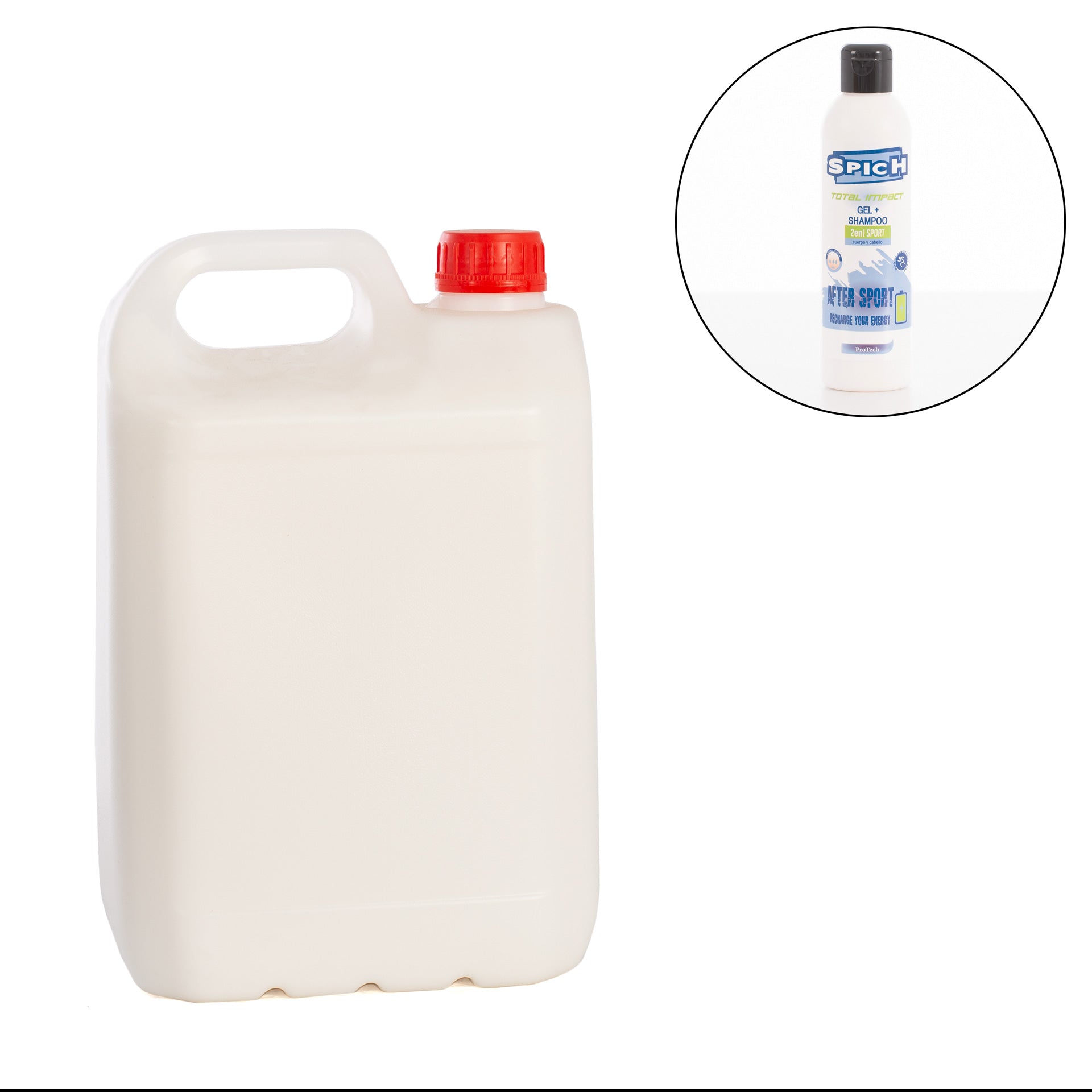 BIDON 5L GEL-SHAMPOOING SPICH