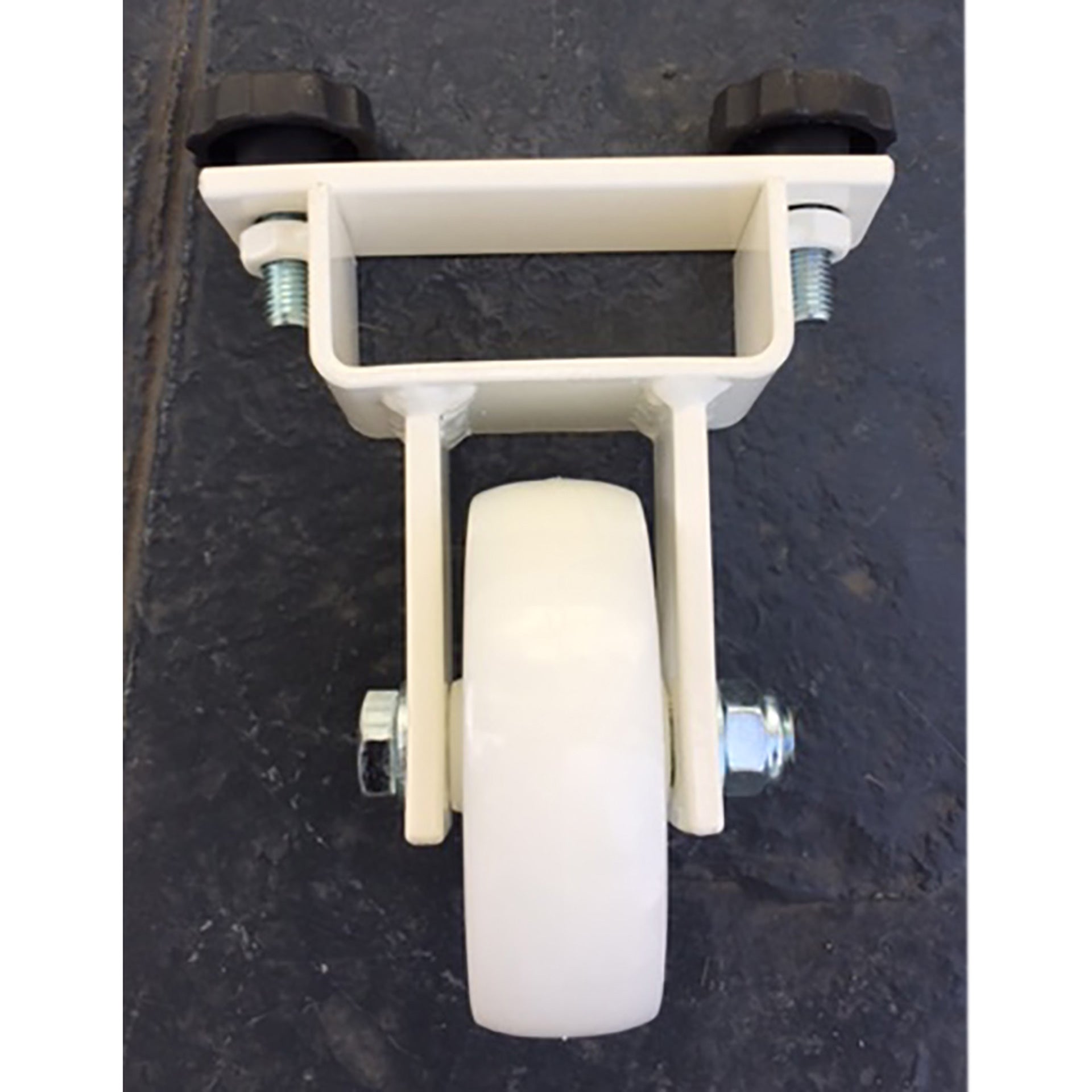 PAIR OF WHEELS FOR MOVABLE 7-A-SIDE AND 11-A-SIDE SOCCER GOAL POSTS 80X40MM SECTION