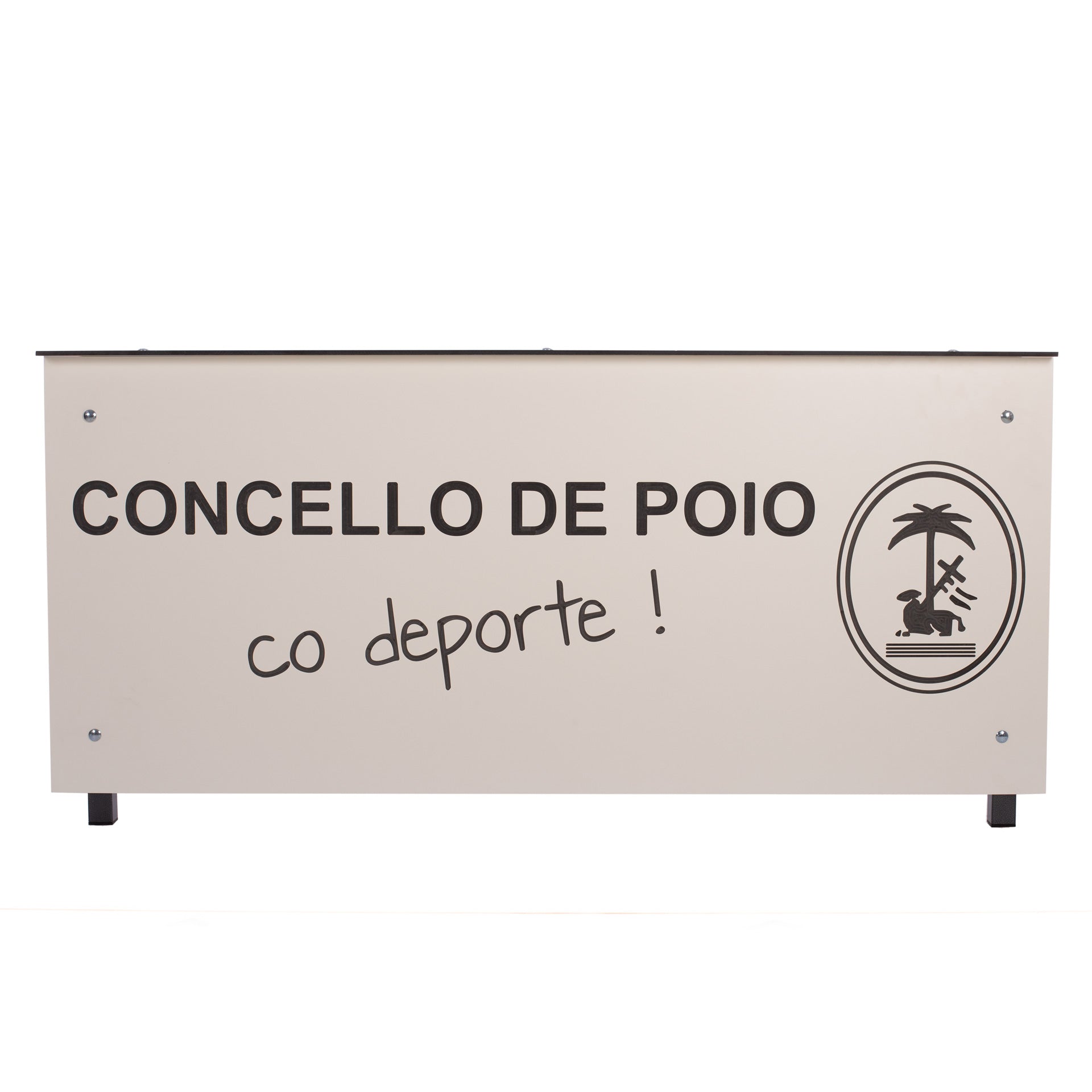 MESA ANOTADORES BASIC FENÓLICO 8MM BLANCO PERSONALIZABLE