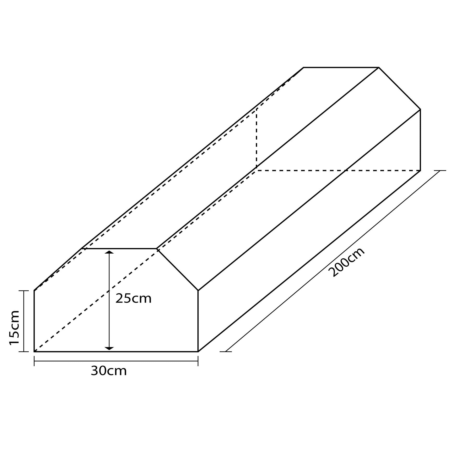 FOAM BALANCE BEAM 200X30X25CM