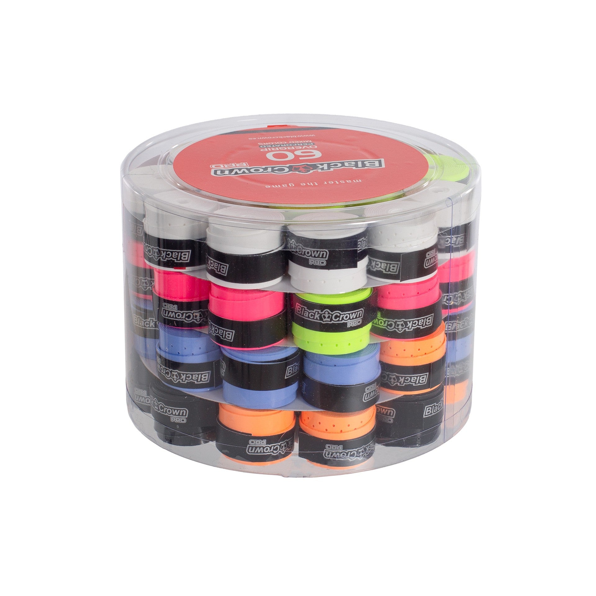 JAR 60 BLACK CROWN PERFORATED MULTICOLOR OVERGRIPS
