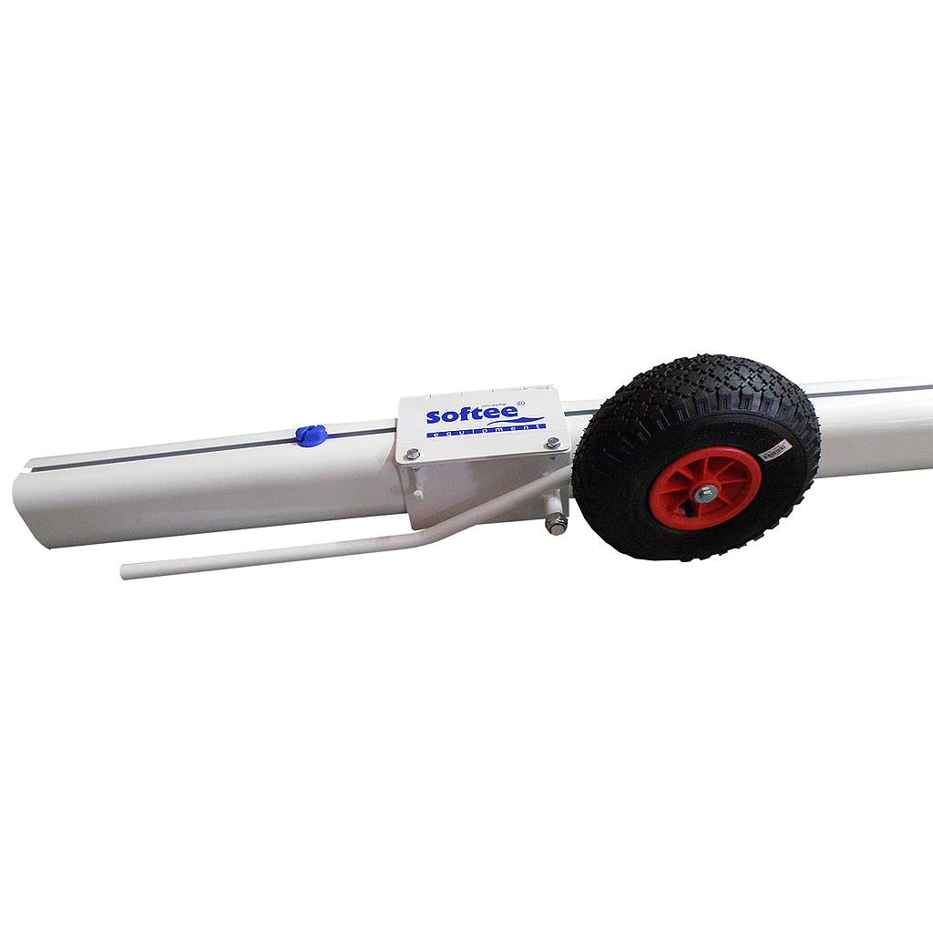 SET OF 2 DELUXE WHEELS FOR MOVABLE ALUMINUM SOCCER GOALS SECTION 120X100 MM