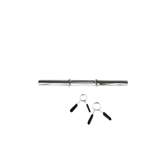 36CM DUMBBELL BAR WITH SPRING COLLARS