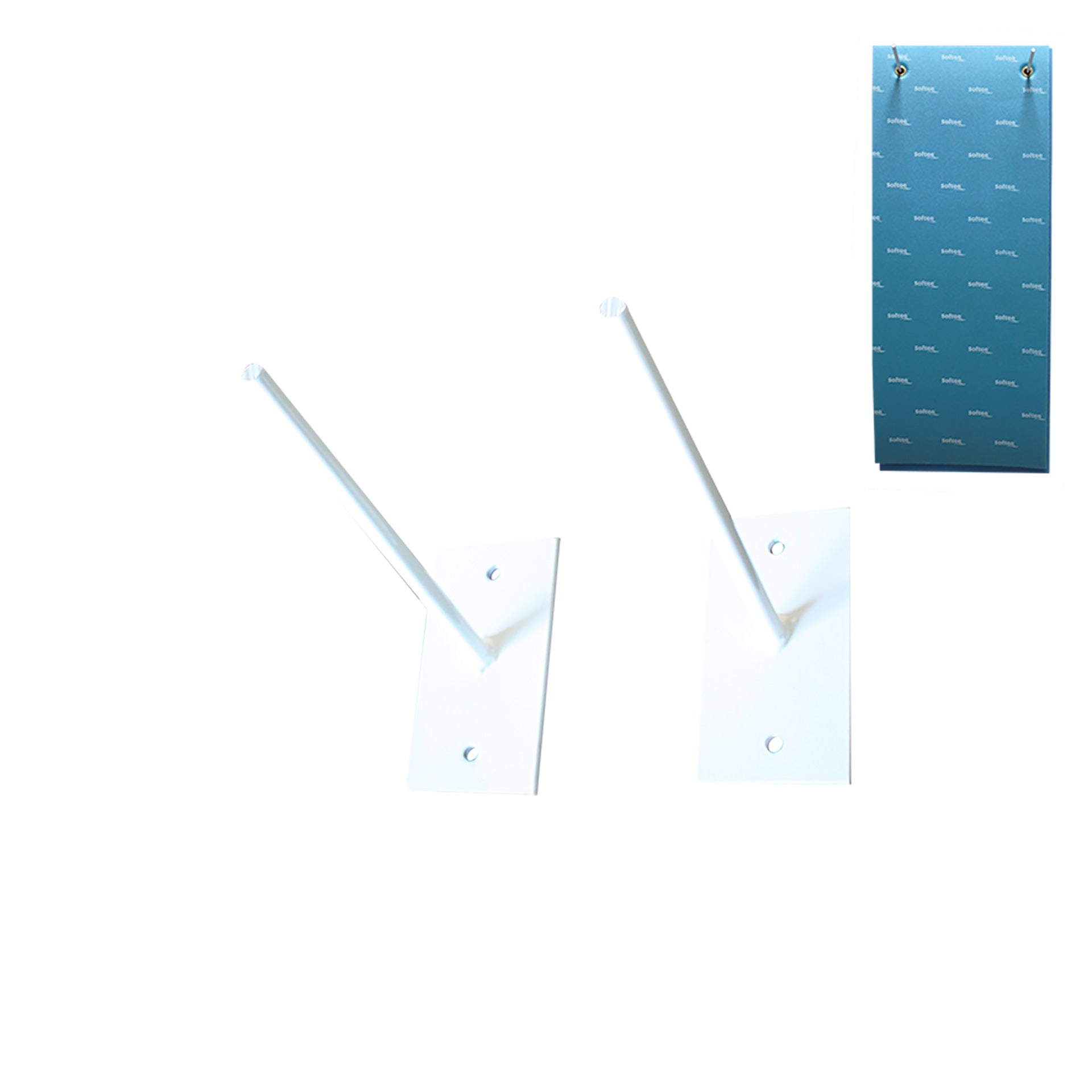 WALL BRACKET FOR MAT WITH HOLES 2 PIECES