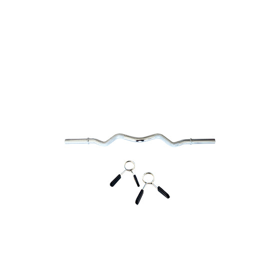 BICEPS EZ BAR WITH SPRING COLLARS