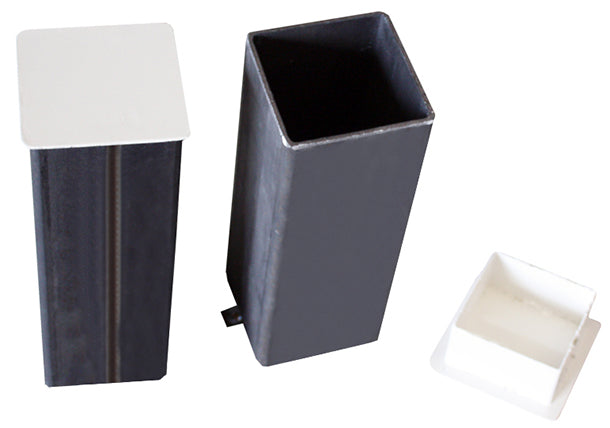 FIXED PADEL TENNIS POSTS SQUARE SECTION 80X80MM -