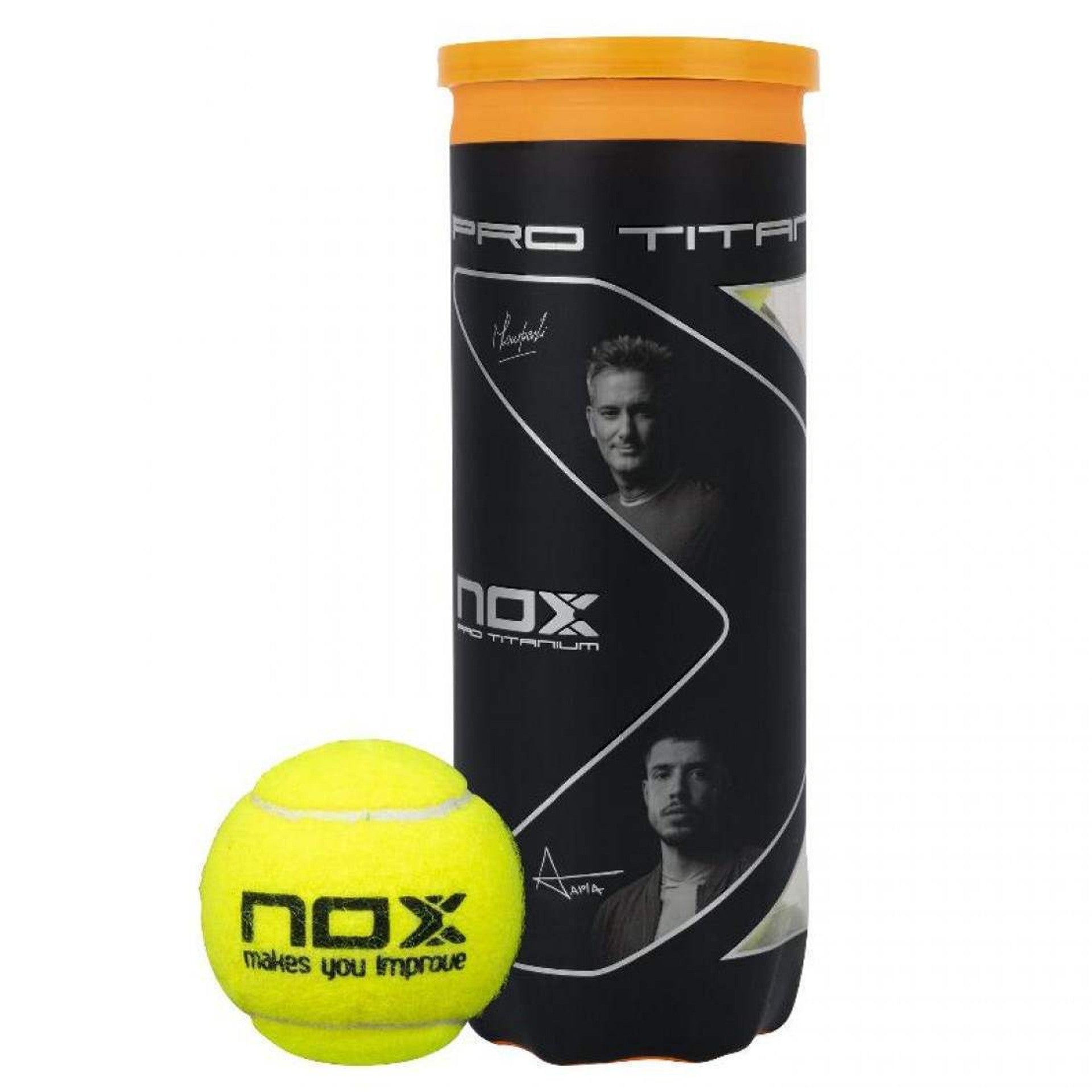 BOÎTE DE 3 BALLES DE PADEL NOX PRO TITANIUM