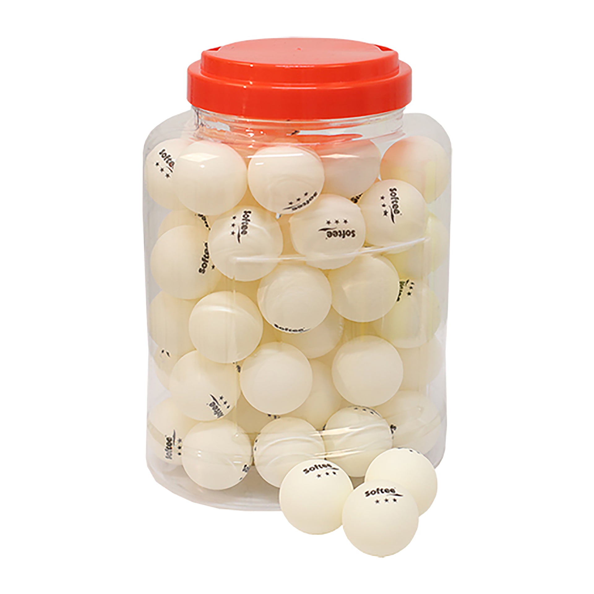 60-PACK SOFTEE 40MM TABLE TENNIS BALLS