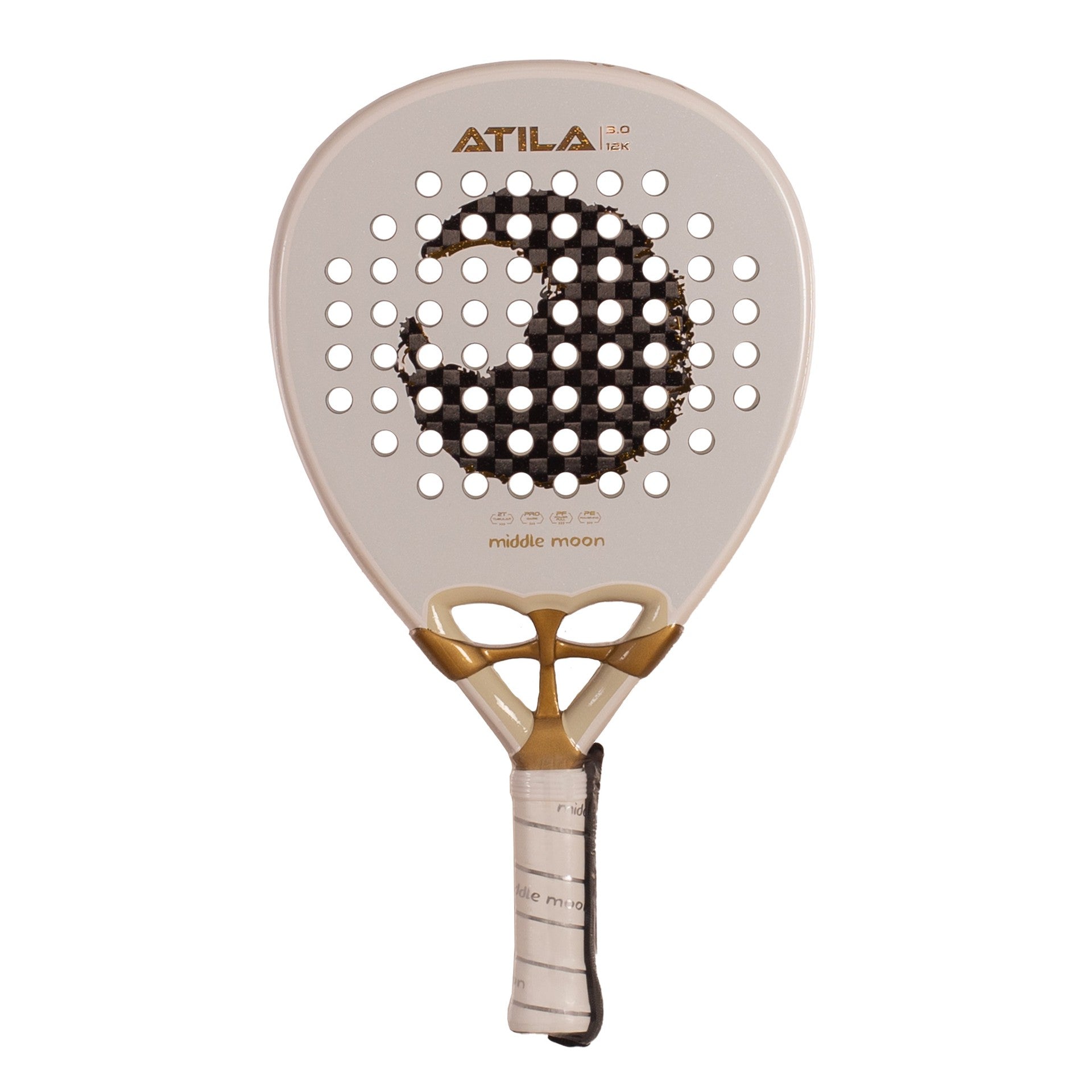 PALA DE PÁDEL MIDDLE MOON ATILA 3.0 12K