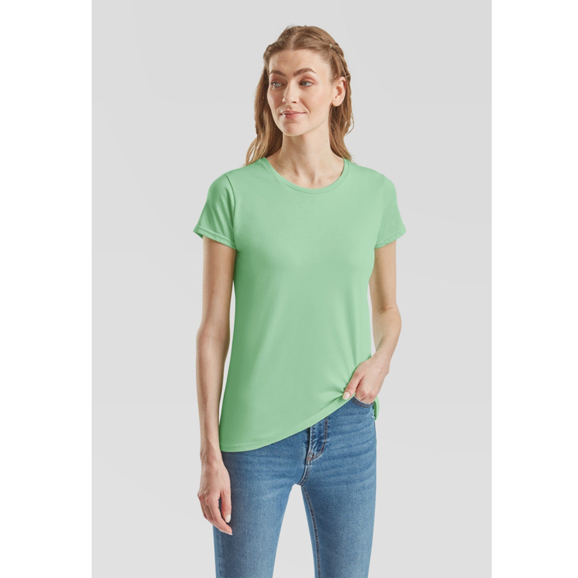TEE-SHIRT FEMME FRUIT OF THE LOOM ICONIC 150 T