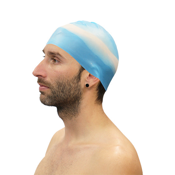 ASSORTED MULTICOLOR SILICONE SWIMMING CAP