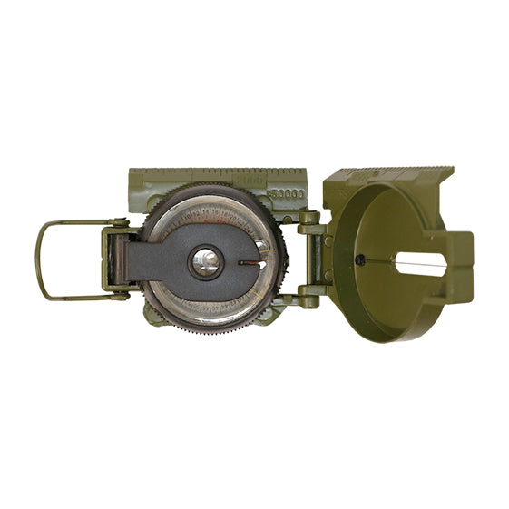 METALLIC COMPASS WITH RULER