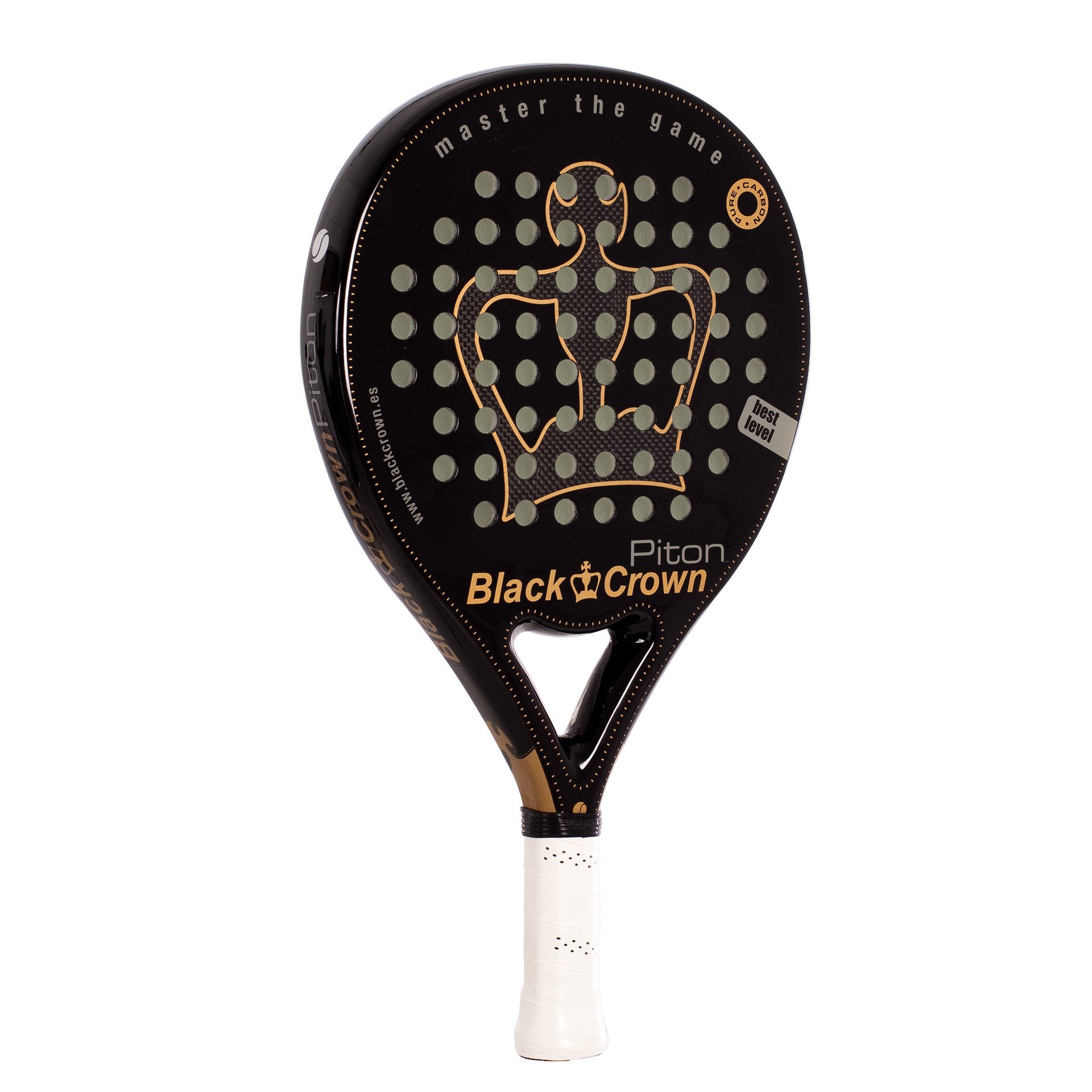 RAQUETTE DE PADEL BLACK CROWN PITON