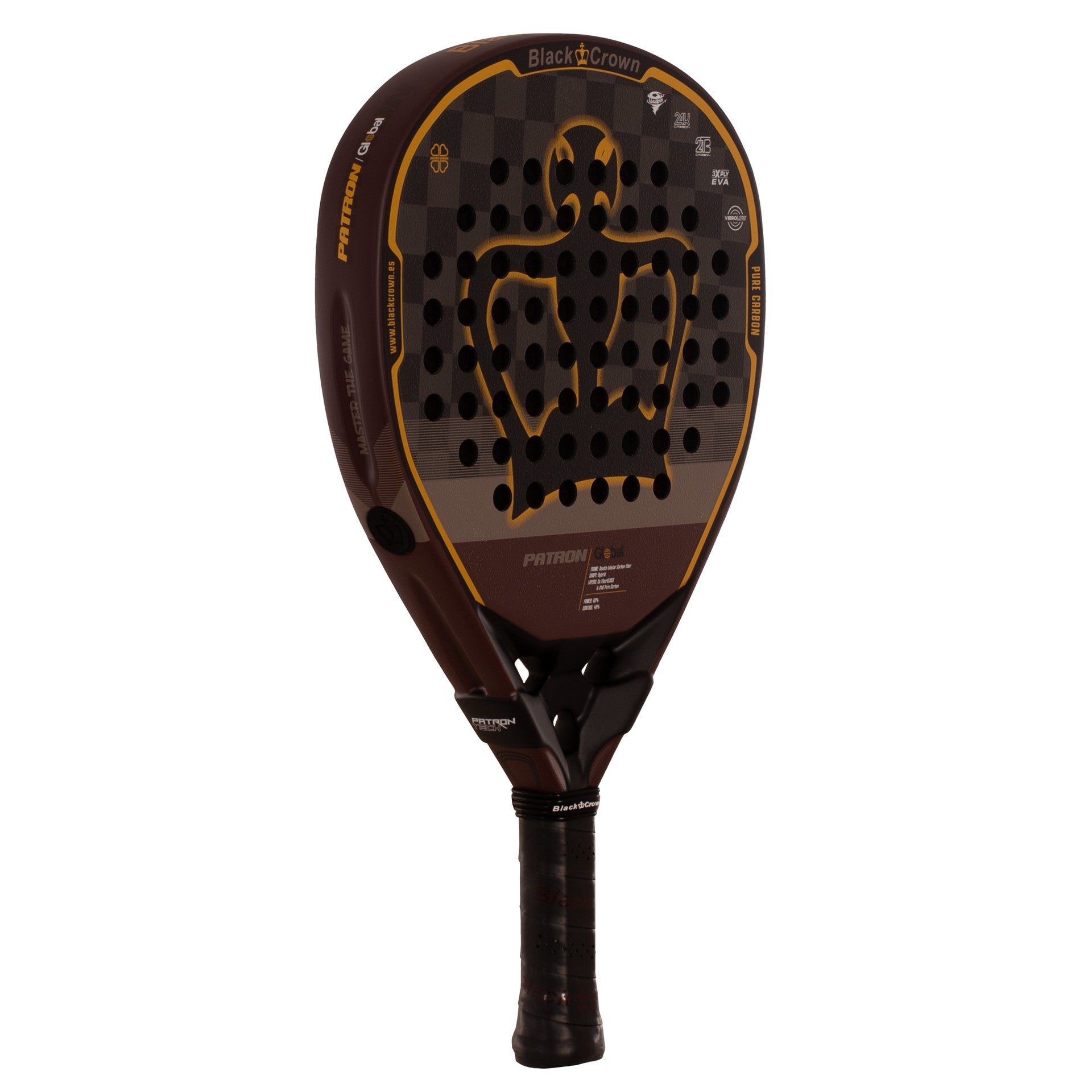 PALA DE PÁDEL BLACK CROWN PATRON GLOBAL