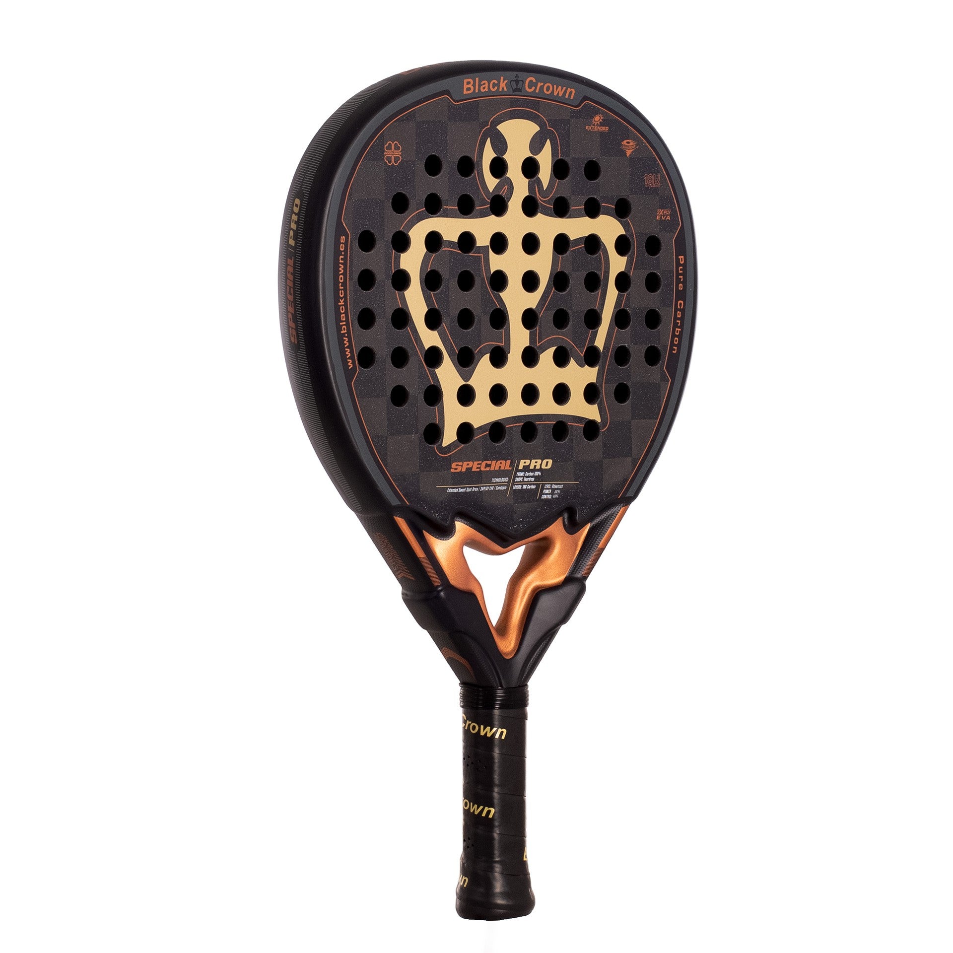 RAQUETTE DE PADEL BLACK CROWN SPECIAL PRO