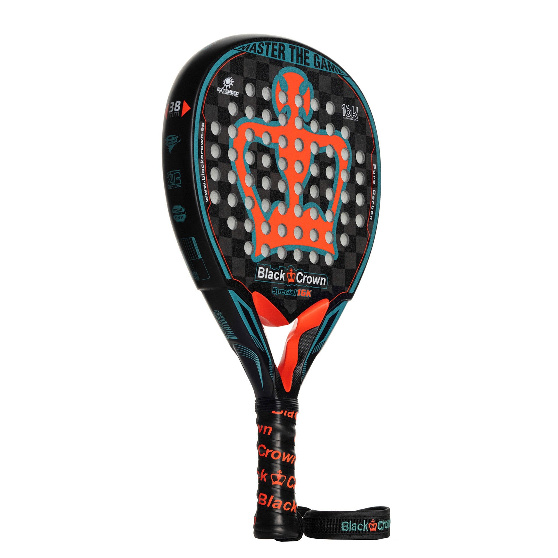 BLACK CROWN SPECIAL 16K PADEL RACKET