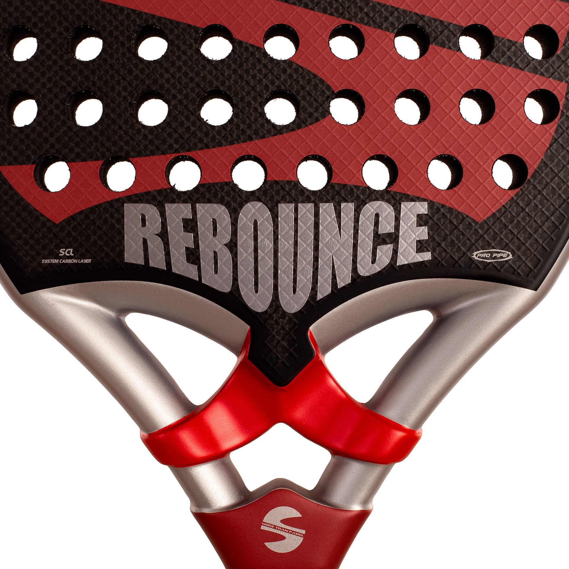 RAQUETTE DE PADEL SOFTEE REBOUNCE RED 3K
